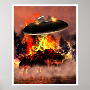 Alien BB-Q Poster