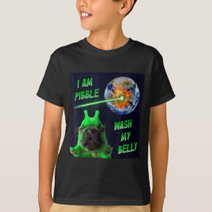 Alien Bble Funny Brainrot Dog Meme Space I Am Bble T-Shirt