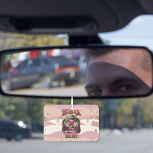 Alien BBQ Cow Abduction Joke Air Freshener