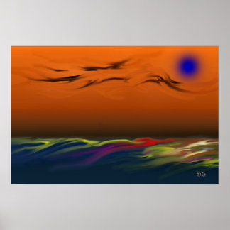 Alien Beach Poster