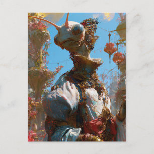 Alien Beauty - Cresharr Postcard