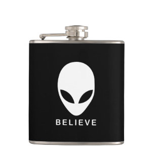 Alien Believe Hip Flask