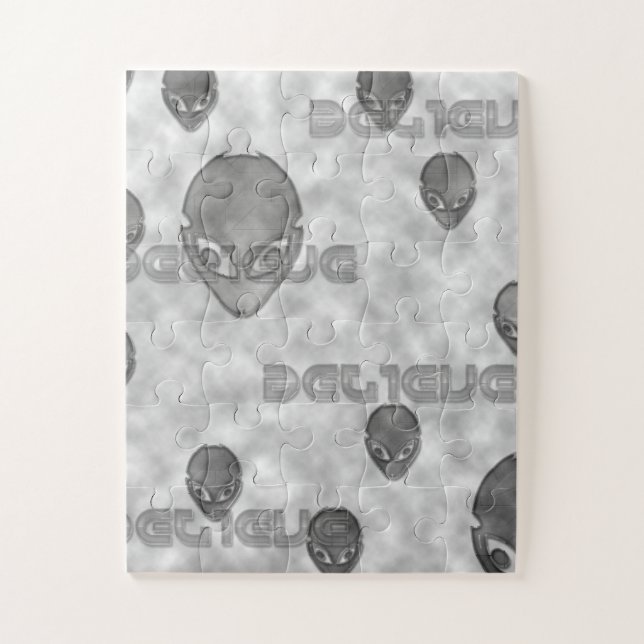 Alien Believe Jigsaw Puzzle (Vertical)