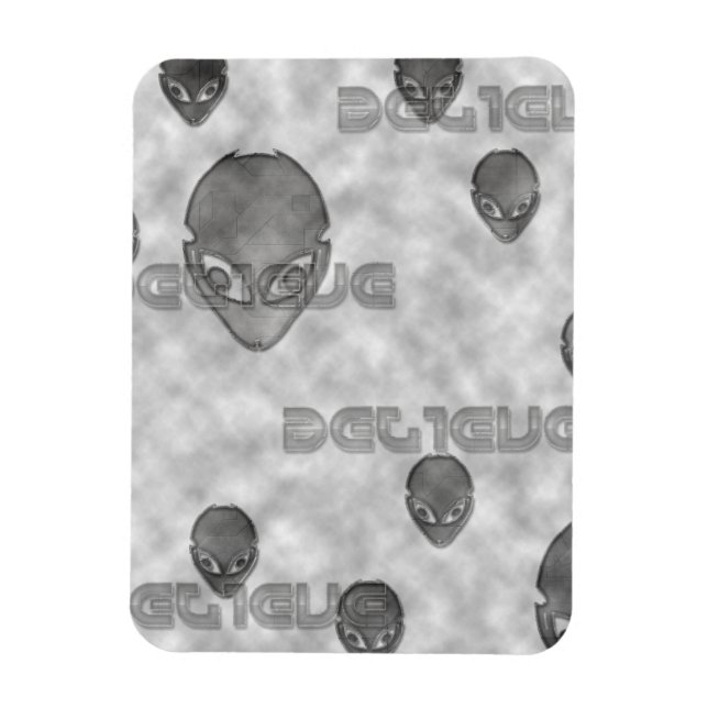 Alien Believe Magnet (Vertical)