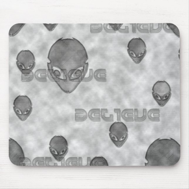 Alien Believe Mouse Pad (Front)