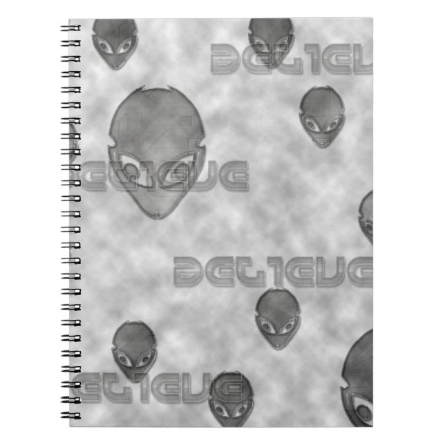 Alien Believe Notebook (Front)
