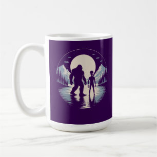 Alien Bigfoot UFO Cryptid Sighting Paranormal  Coffee Mug