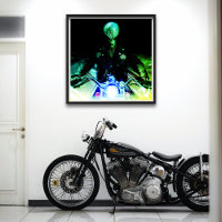 Alien Biker (Neon Version)