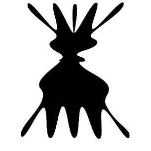 Alien Black Cat Minimalist Abstract Tee Sci-Fi
