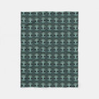 Alien Blanket Cute Alien Grey Art Fleece Blanket