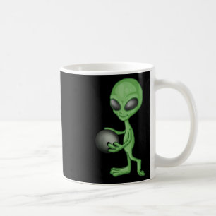 Alien Bowling Funny Bowler  Coffee Mug