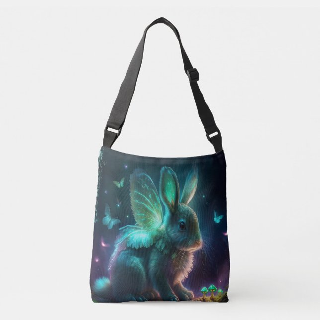 Alien Bunny Crossbody Bag (Front)