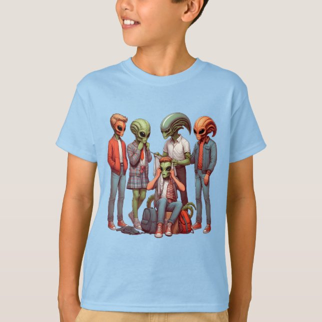 Alien Campout: Cosmic Adventure Awaits T-Shirt (Front)