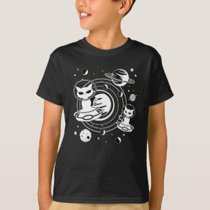 Alien Cat Cats Ufo Space Kitten Pets Funny Gift T-Shirt