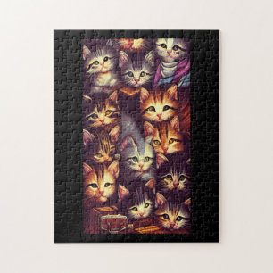 Alien cat column travel kitty voices jigsaw puzzle