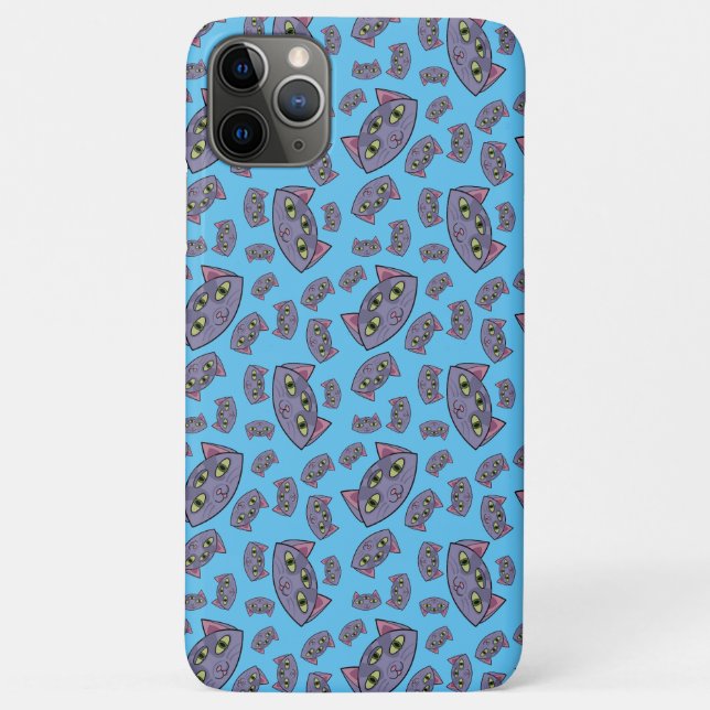 Alien Cat Pattern Case-Mate iPhone Case (Back)