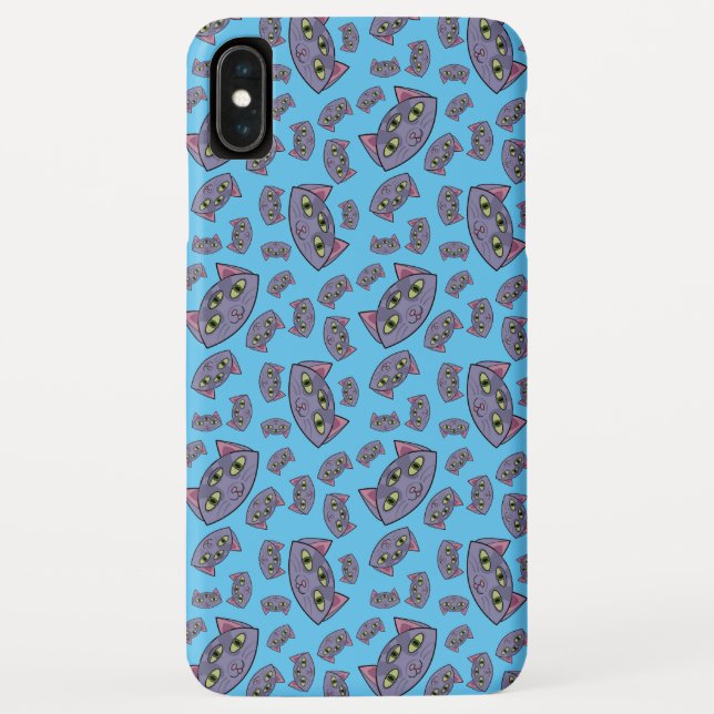 Alien Cat Pattern Case-Mate iPhone Case (Back)