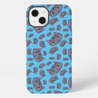 Alien Cat Pattern iPhone 13 Case
