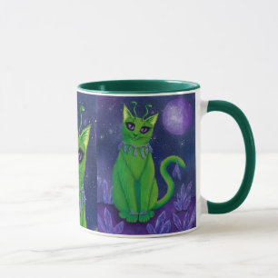 Alien Cat Space Cats Galaxy Astral Art Mug