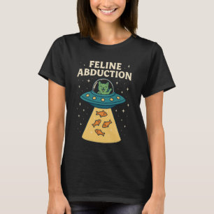 Alien Cats - Funny Feline Abduction T-Shirt