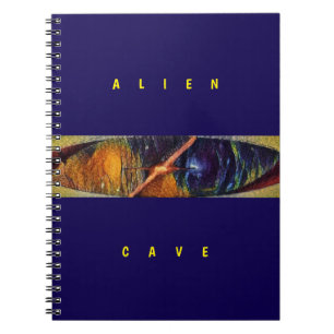 Alien Cave - Purple Notebook