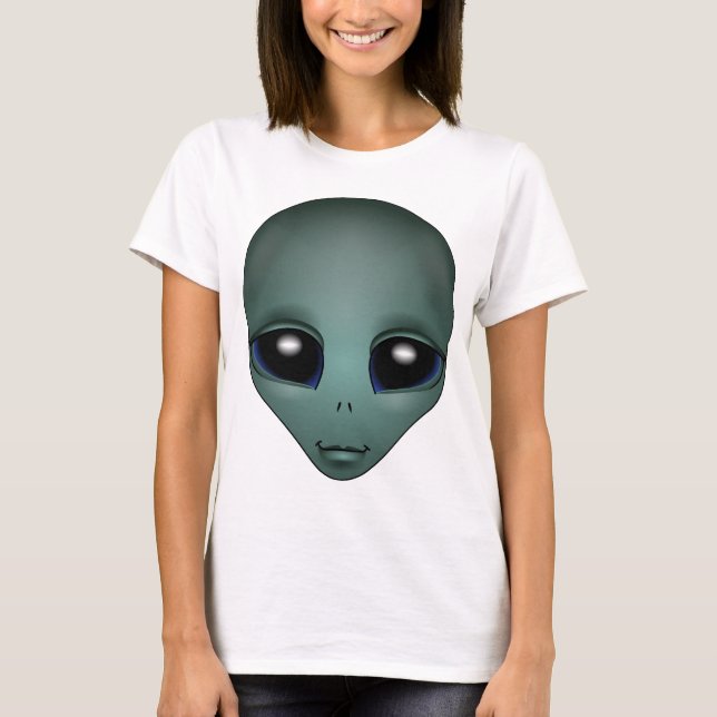 Alien Chemise femme Alien T-Shirt mignonne ET Top (Devant)