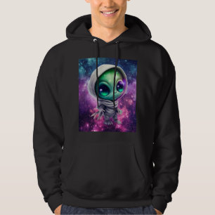 Alien Chibi Galaxy en Sweat - shirt à capuche