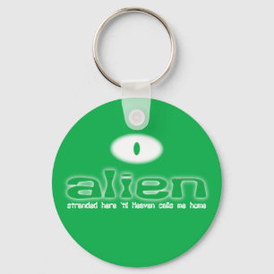Alien Christian keychain/keyring Keychain