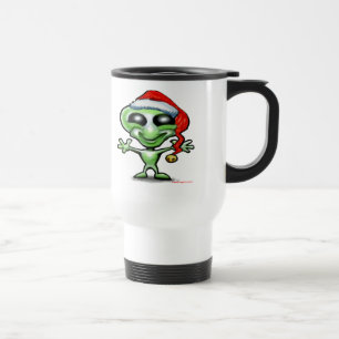 Alien Christmas Travel Mug