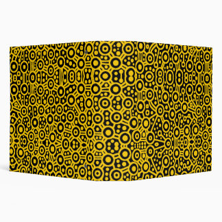 Alien Circuits - Amber on Black (2.0in) Binder