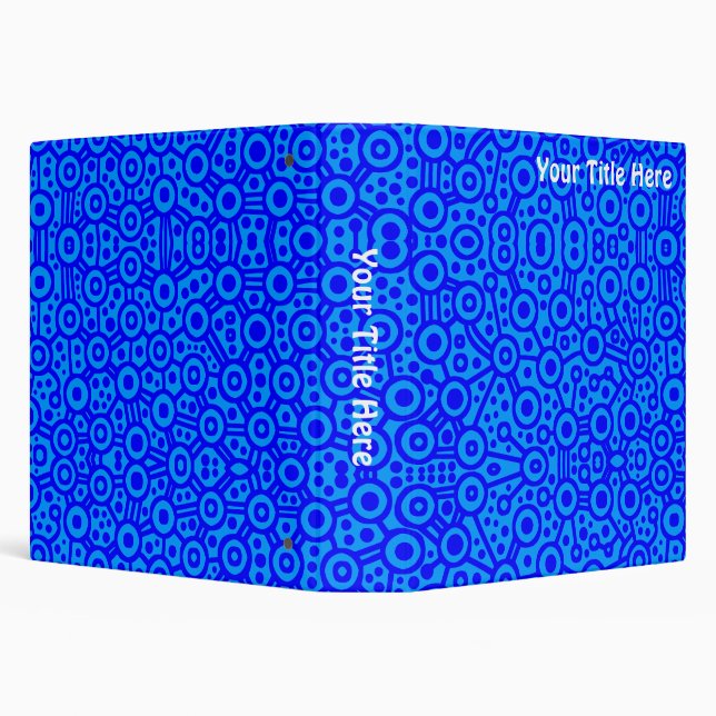 Alien Circuits - Shades of Blue (1.5) Binder (Background)
