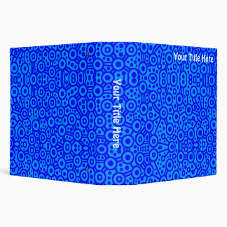 Alien Circuits - Shades of Blue (2.0in) Binder