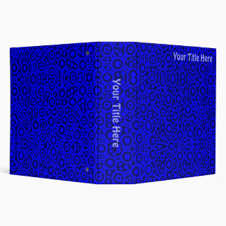 Alien Circuits - Shades of Blue (2.0in) Binder