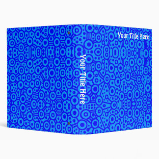 Alien Circuits - Shades of Blue Binder