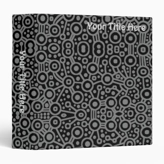 Alien Circuits - Shades of Grey (1.5in) Binder
