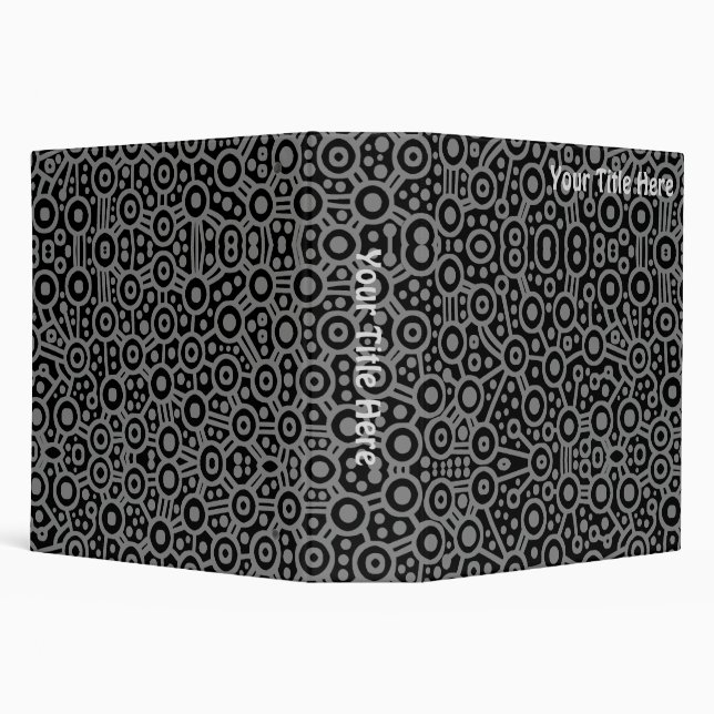 Alien Circuits - Shades of Grey Binder (Background)