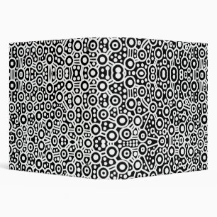 Alien Circuits - White on Black (1.5in) Binder