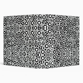 Alien Circuits - White on Black (1.5in) Binder