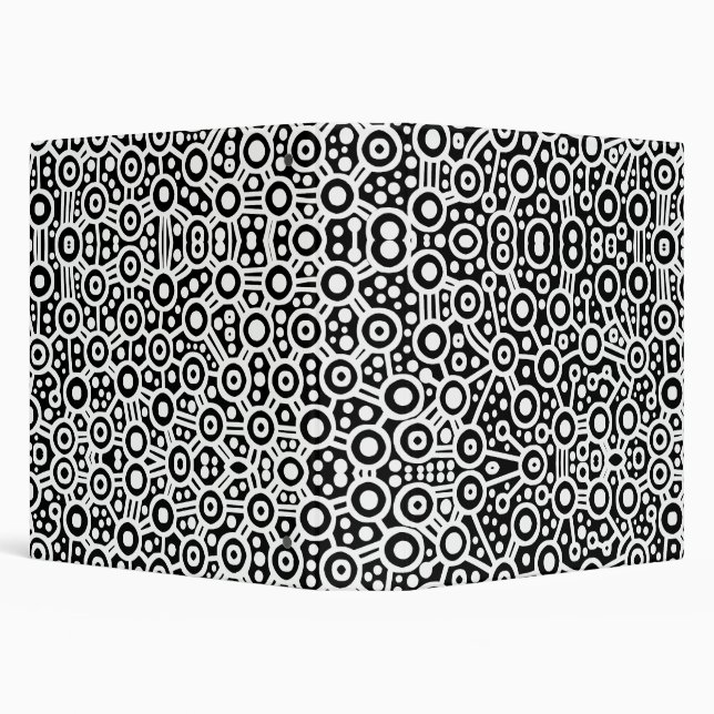 Alien Circuits - White on Black (1.5in) Binder (Background)
