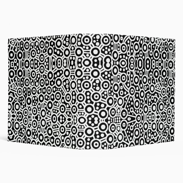 Alien Circuits - White on Black (2.0in) Binder (Background)