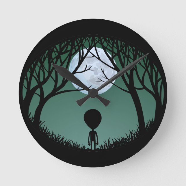 Alien Clock E.T. Gift Alien Decor & Keepsakes (Front)