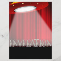 Alien conceptuel UFO Invitation de la partie surpr