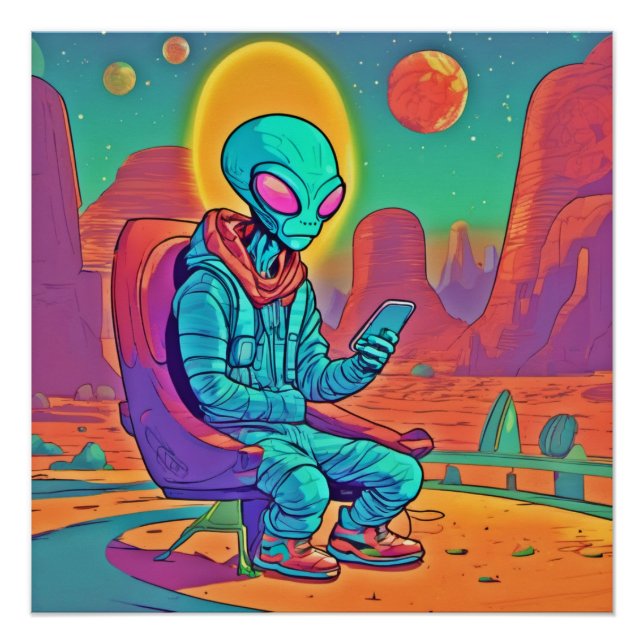Alien Coolness Unleashed Poster (Front)