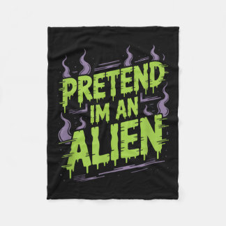 Alien Costume T-shirt_1.png Fleece Blanket