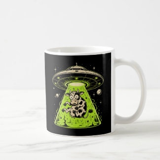 Alien Cow Abduction Weirdcore Surreal Coffee Mug