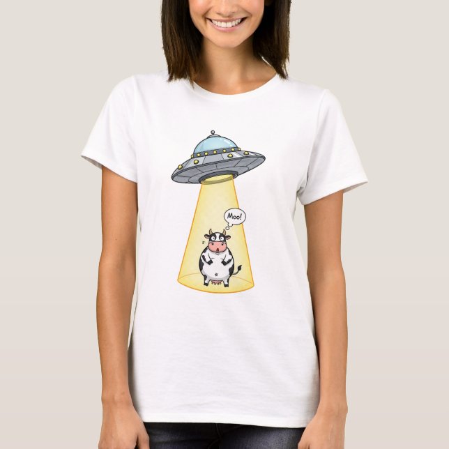 Alien Cow Encounter T-Shirt (Front)