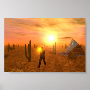 Alien Crash Poster