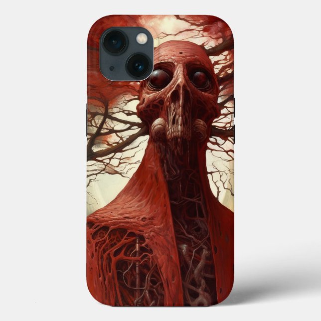 Alien Creature Sci-fi Horror Art Case-Mate iPhone Case (Back)