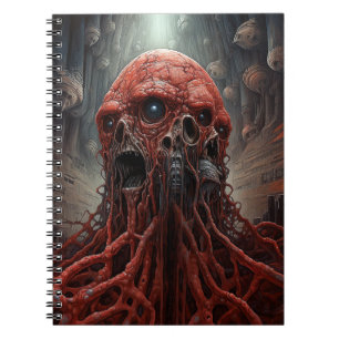 Alien Creature Sci-fi Horror Art Notebook