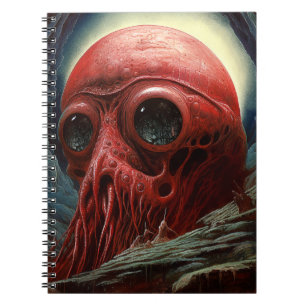 Alien Creature Sci-fi Horror Art Notebook